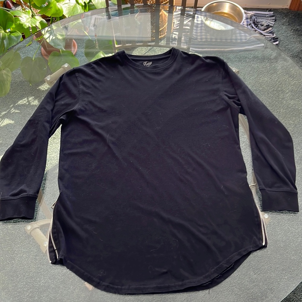 Kings 2xl l/s tee w zippers